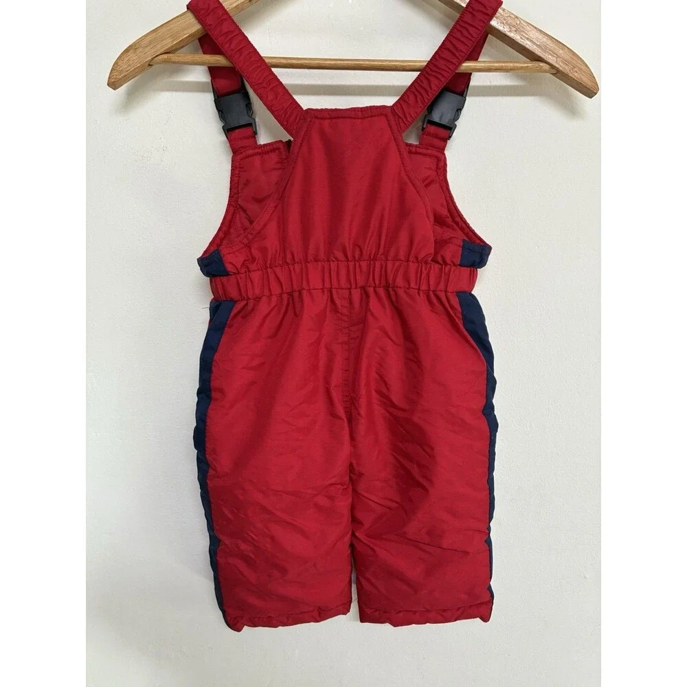 Oshkosh Baby 12 Months Snow Suit Red Blue Striped